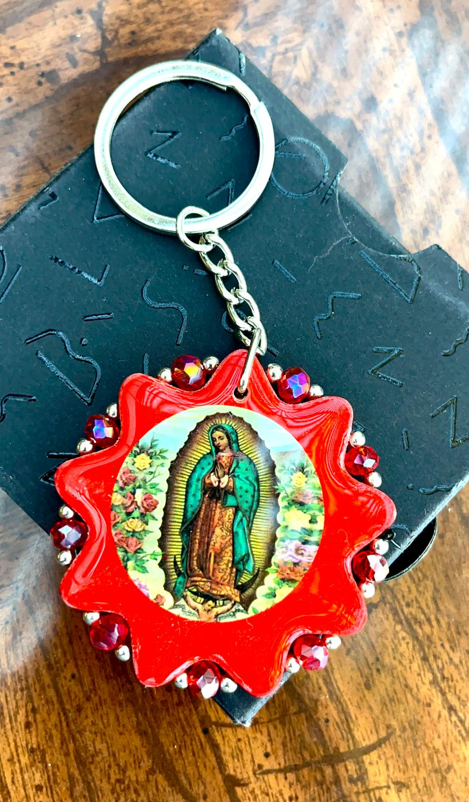 Our Lady of Guadalupe Keychain | Virgen De Guadalupe Key Ring