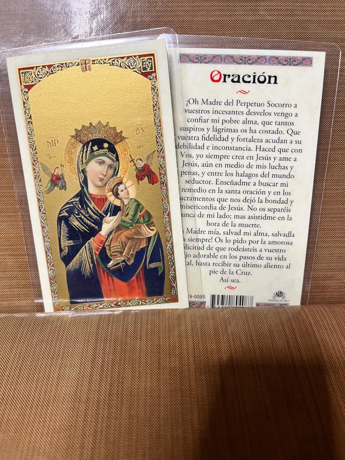 Prayer to Our Mother of Perpetual Help Laminated Prayer Cards 2-sided ...