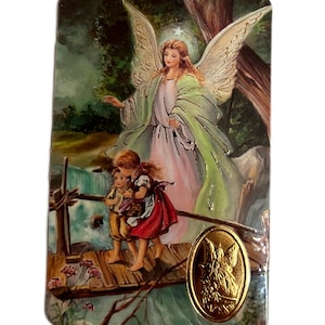 Prayer to Your Guardian Angel Holy Card