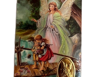 Prayer to Your Guardian Angel Holy Card