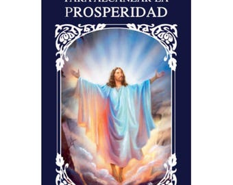 Novena Para Alcanzar la Prosperidad | Catholic Prayer Booklet in Spanish | 32-Page Devotional Guide | 5.5 x 4 in Pocket Size Religious Gift