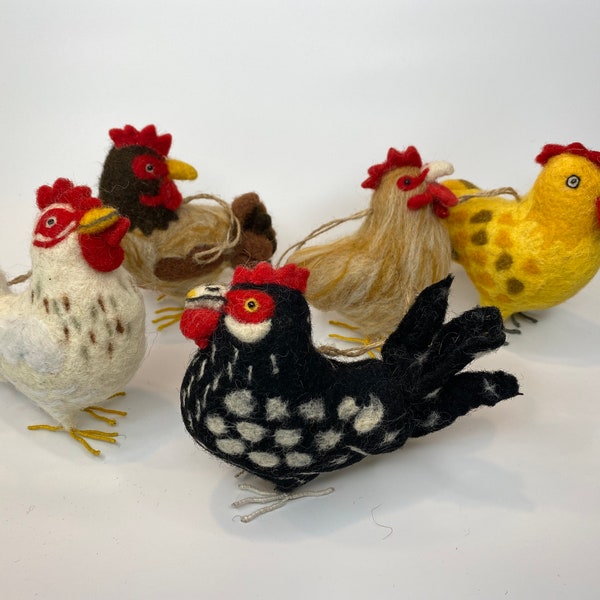 Chicken Ornament - Etsy
