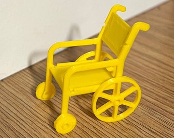 Lego Wheelchair Miniature Model Kit Diorama Gift Accessible Gag 1:32 Scale