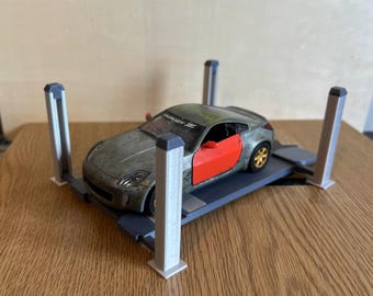 1:32 Scale Scalextric Carrera LEGO Speed Champions Vehicle Display Kit (4-Post Lift Ramp)