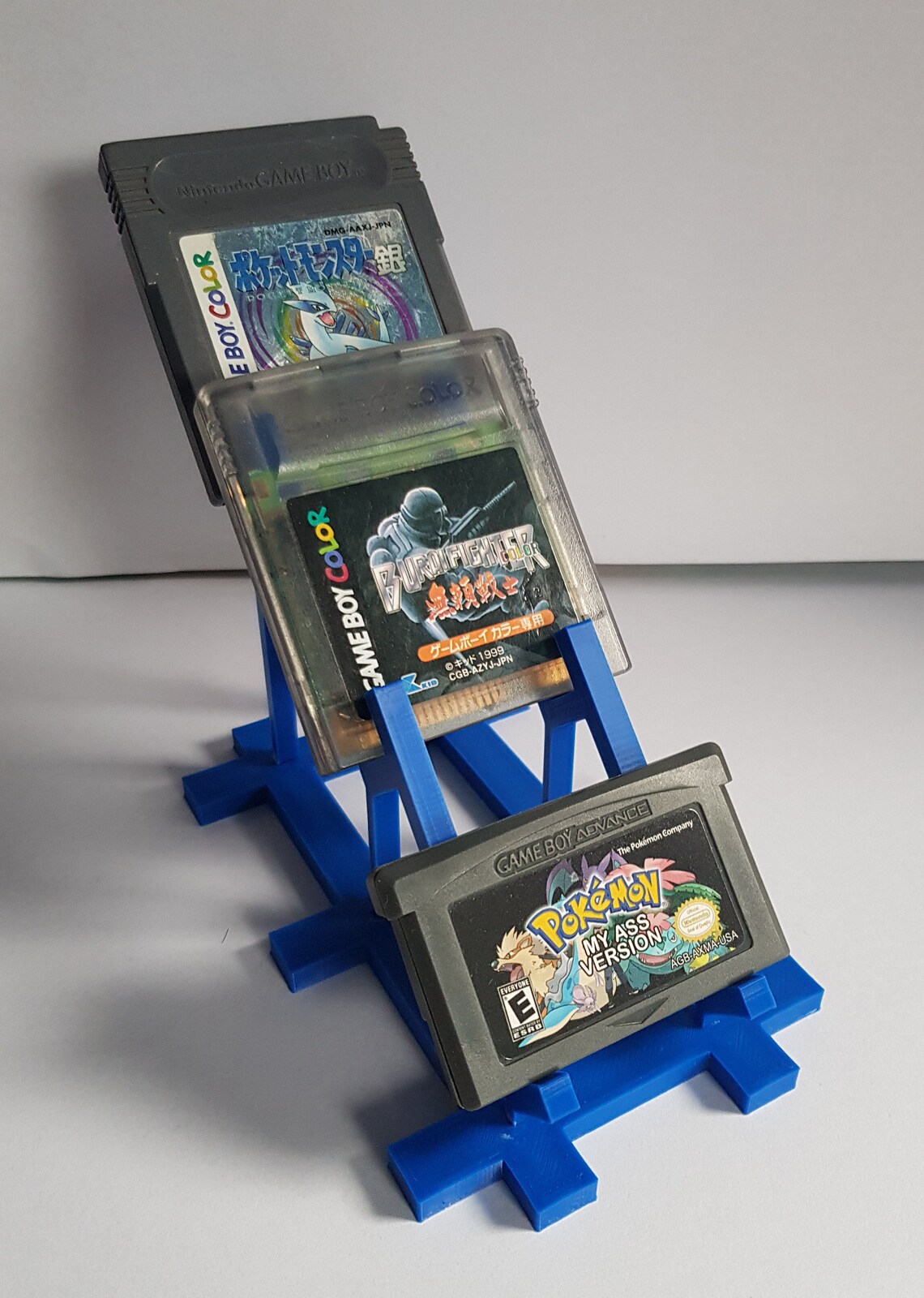 Game Boy Cartridge Display Stand holds 3 Etsy
