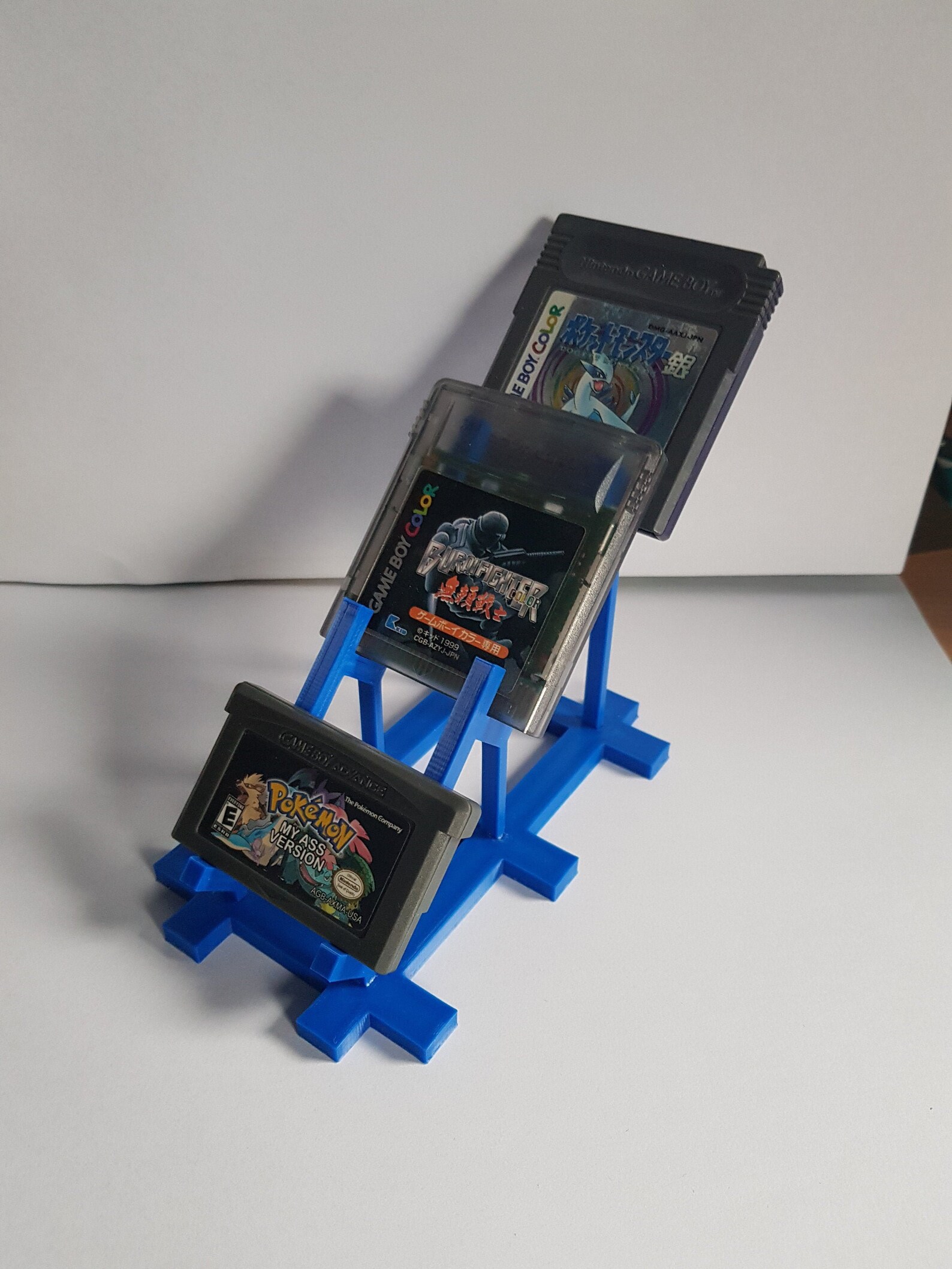 Game Boy Cartridge Display Stand holds 3 Etsy