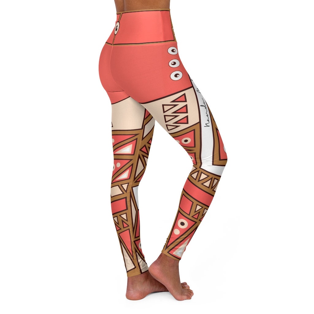Leggings, Gold High-Waisted Pants, Body Shaping Pants, Exclusive Design, Soft High Waist, Durable Women Pants, Workout Outfit, Casual Style