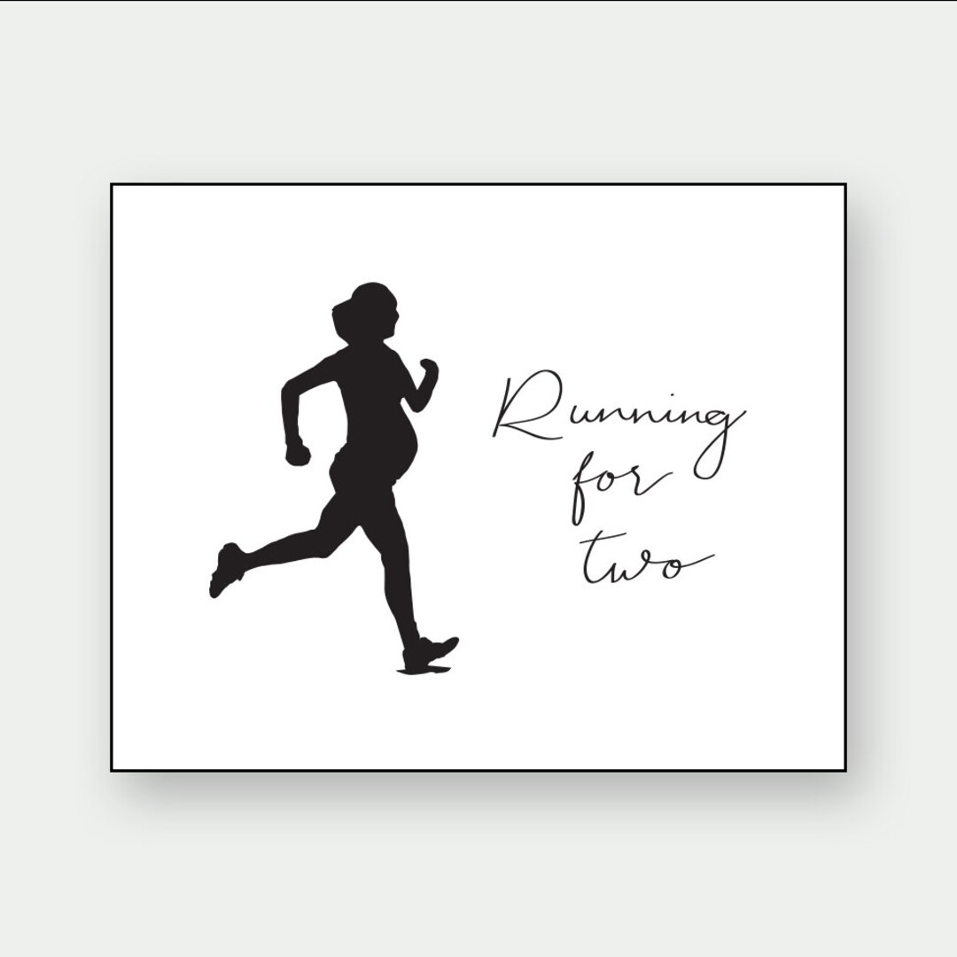 Running for Two - Art Print - 10x8 - Runner Gift - Etsy