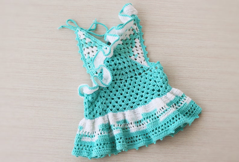 Blue dress dog ruffle dress for a dog girl dog clothing Etsy
