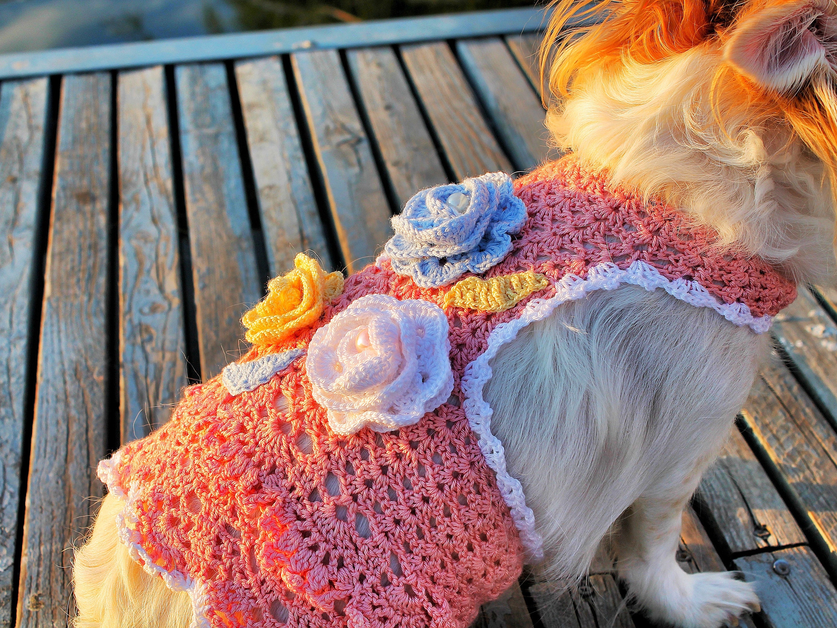 Pink dog dress for dog birthday Etsy