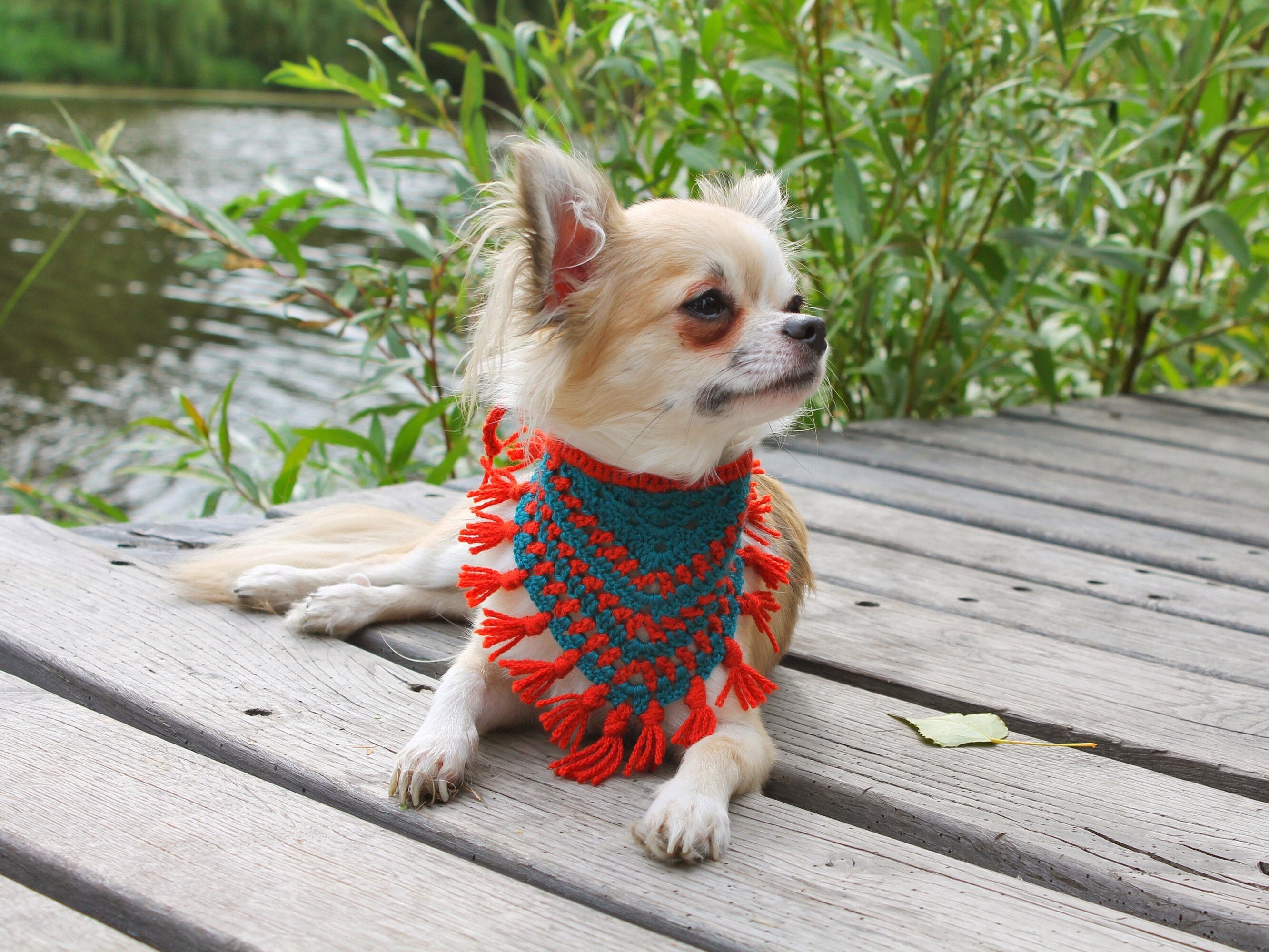 Dog bandana plaid dog bandana green dog bandana bandanas Etsy