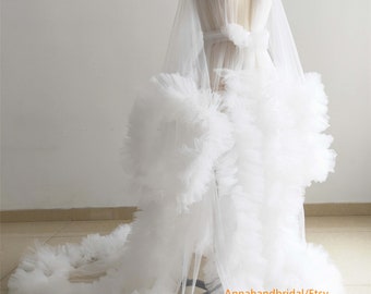 Ivory Maternity Dress/ Ruffle Tulle Dress Photo Shoot Dress//Free Size  Maternity Dress//Custom Color