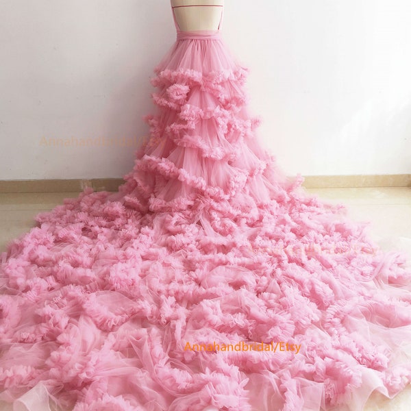 Hot Pink Ruffle Dress - Etsy