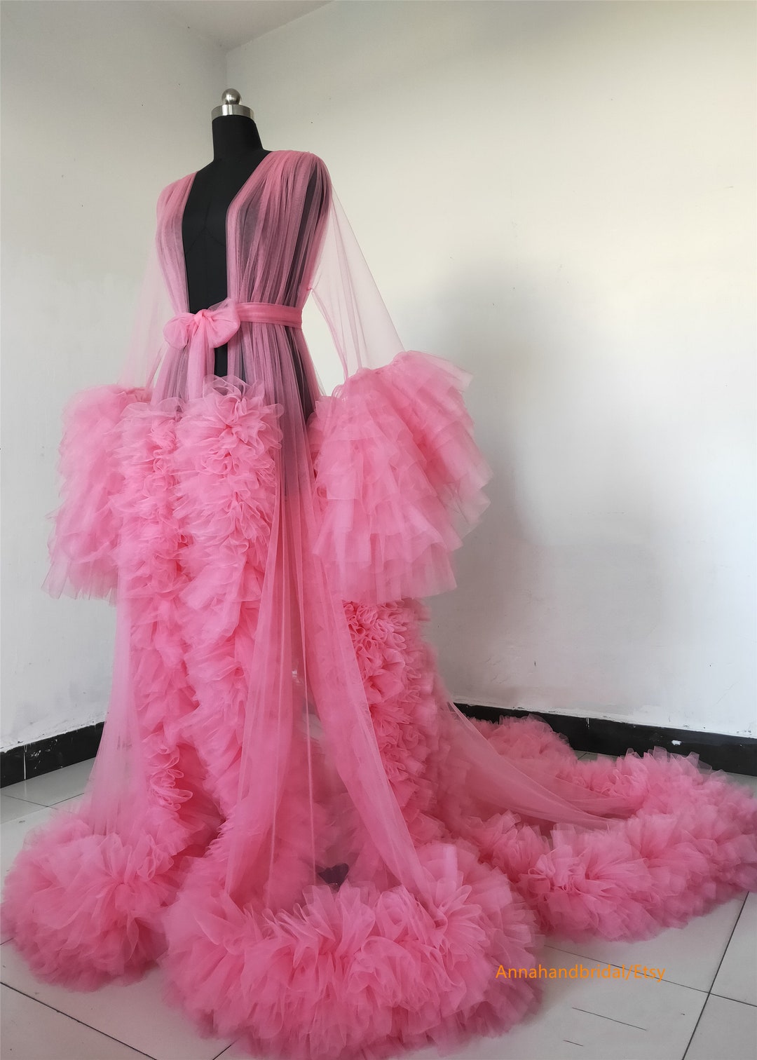 Hot Pink Tulle Maternity Dress/maternity Photo Shoot - Etsy