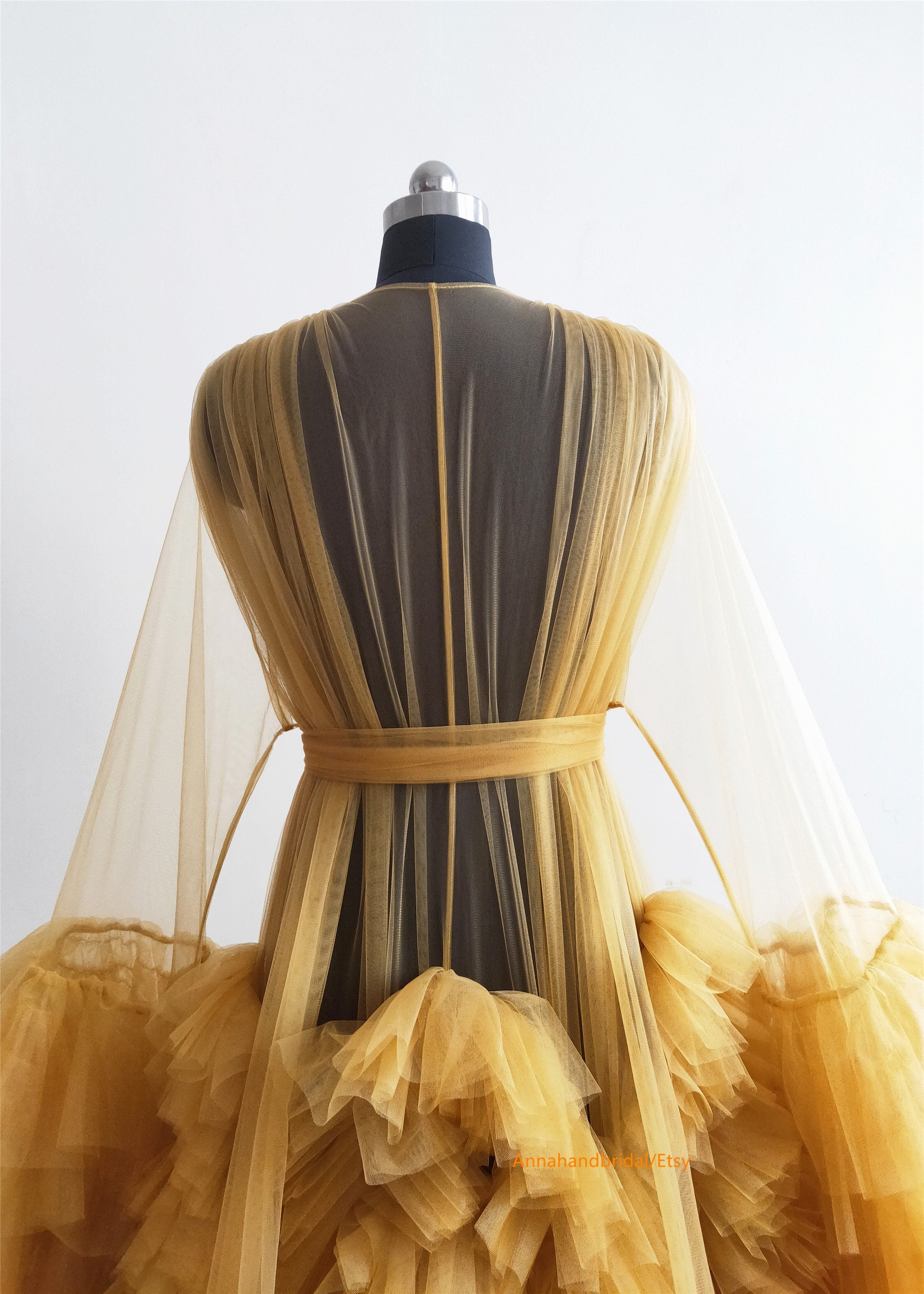 Mustard Tulle Maternity Dress/Maternity Photo Shoot Etsy