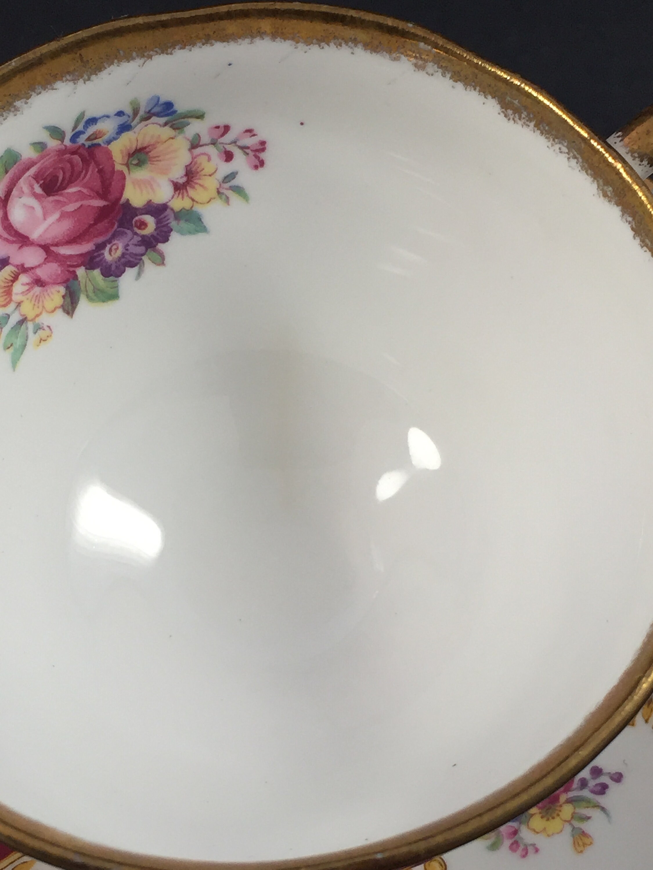 Adderley Bone China Lawley Inglaterra Oro Rojo Etsy