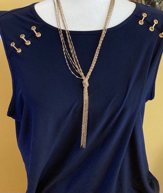 Guess Necklace with Knotted Chain