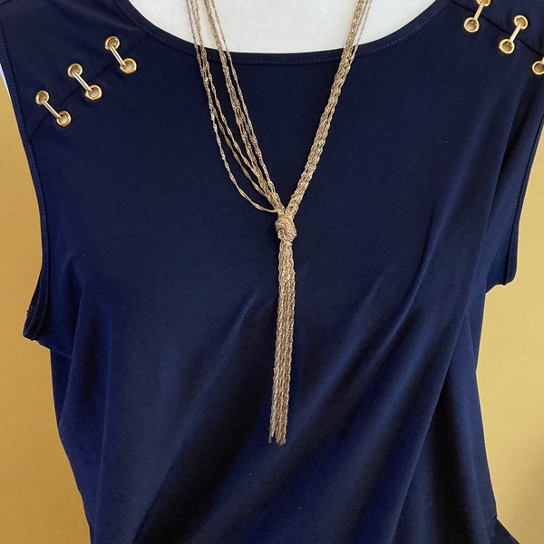 Guess Necklace with Knotted Chain
