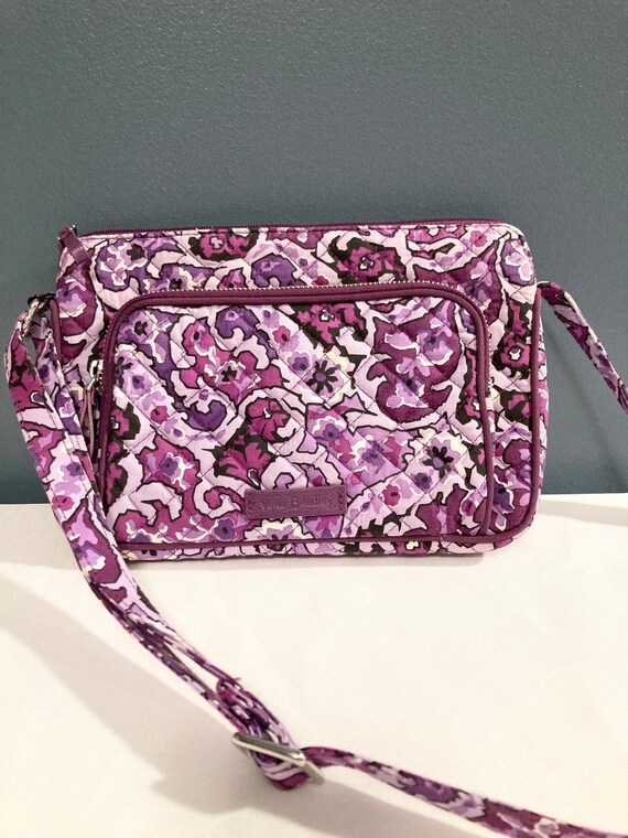 Vera Bradley Little Hipster Lilac Paisley Iconic R