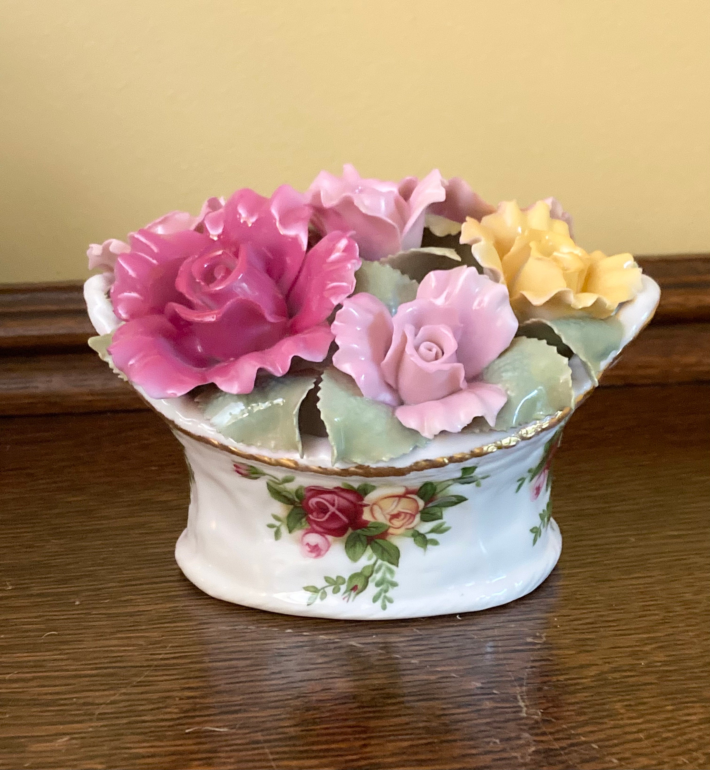 Royal Albert Collectors Music Box Old Country Roses - Etsy