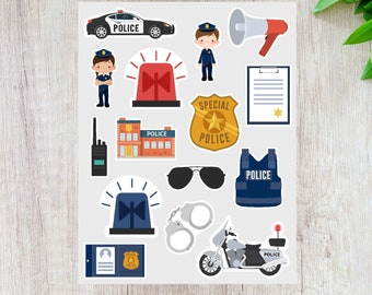 Police stickers, Police car sticker, Transportation, Transport, Kids stickers