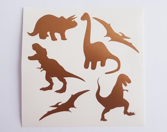 6 Dinosaurier Sticker GeburtstagSparty