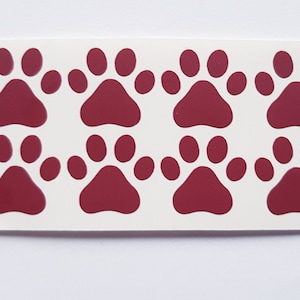 Autocollants en vinyle mignons pattes de chien - Idéal pour les propriétaires d'animaux de compagnie, décalcomanies de voiture et décoration d'intérieur