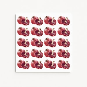 Adesivi melograno, adesivi frutta, adesivi planner, adesivi diario, bullet journal