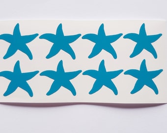Starfish Decals: Mermaid Nursery Decor, Sea Stickers