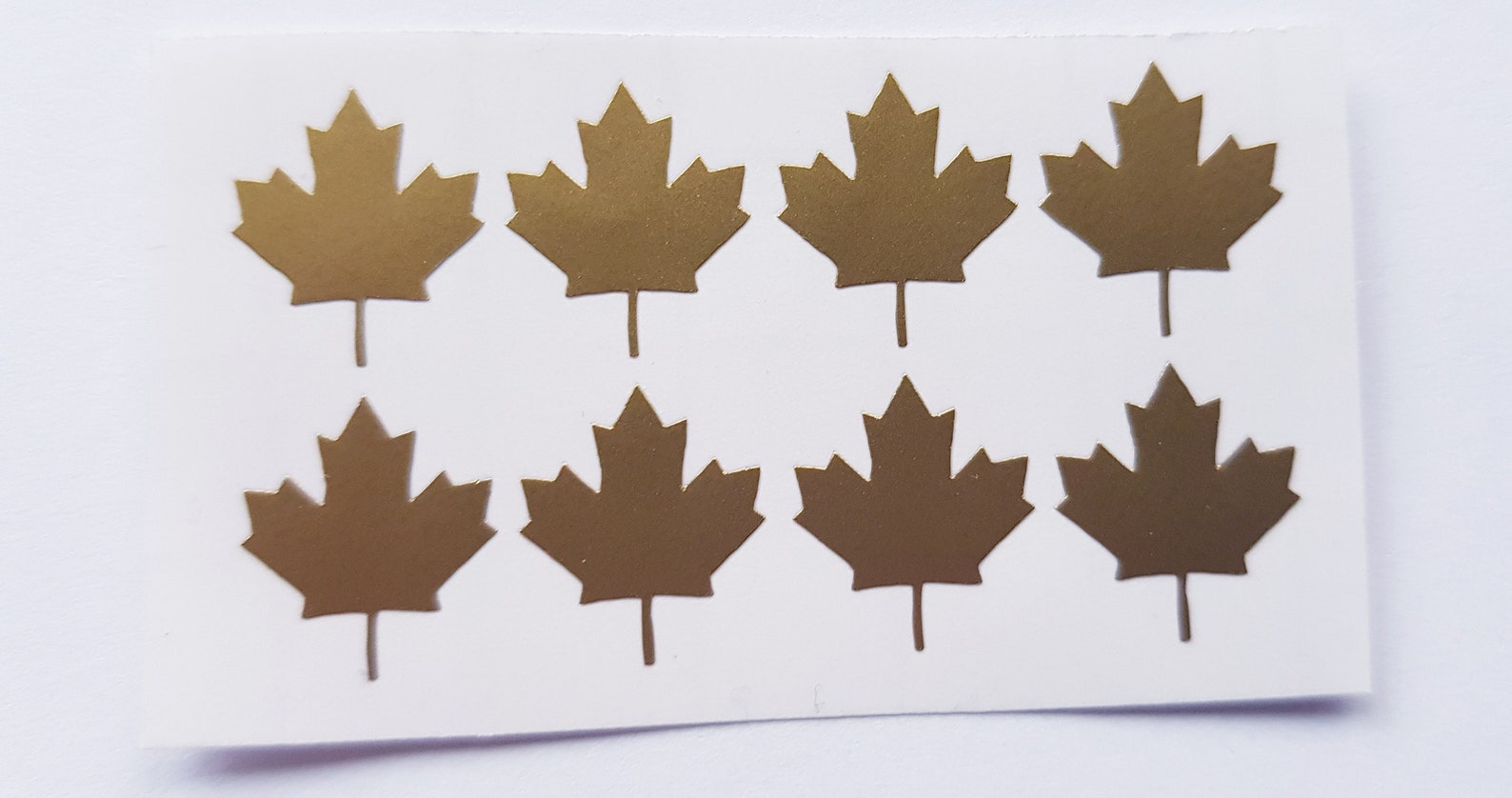 20 Maple Leaf Stickers Maple Leaf Decals Maple Leaf Canada Etsy