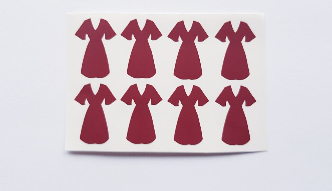 20 Dress Stickers Dress Decals Envelope Seals Party Etsy