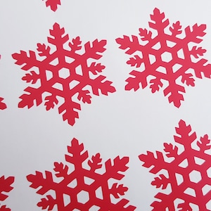 20 Holiday stickers, Christmas stickers, gift wrap, snowflake stickers, window stickers