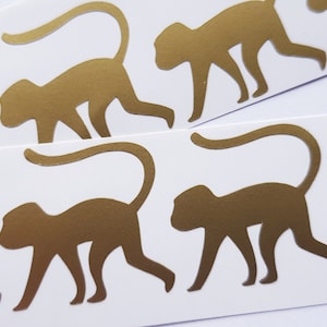 20 muurstickers apenjungle kinderkamer