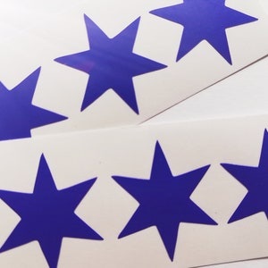 Star Wall Decals: 20 Removable Vinyl Stickers, Nursery Decor