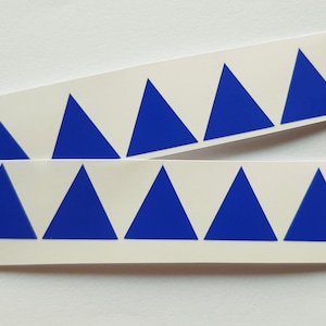 20 geometrische Wandaufkleber Dreiecke