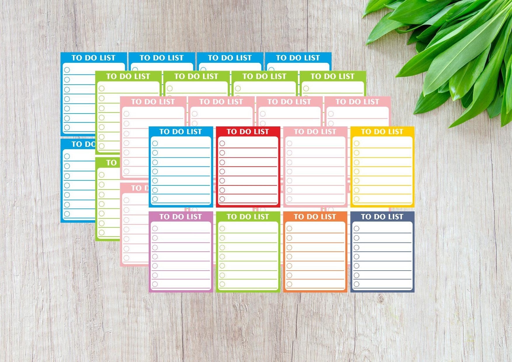 To Do List Planner Stickers: Checklist Full Box Stickers - Etsy