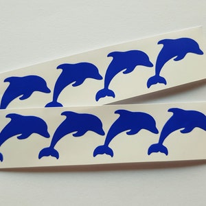 Stickers dauphins espiègles - Idéal pour une décoration sur le thème de l'océan, du scrapbooking et des cadeaux