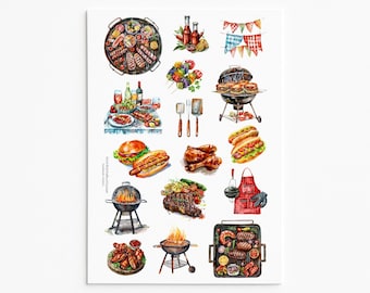 Ultimate BBQ Lover's Sticker Set - Grilling and Barbecue Decals