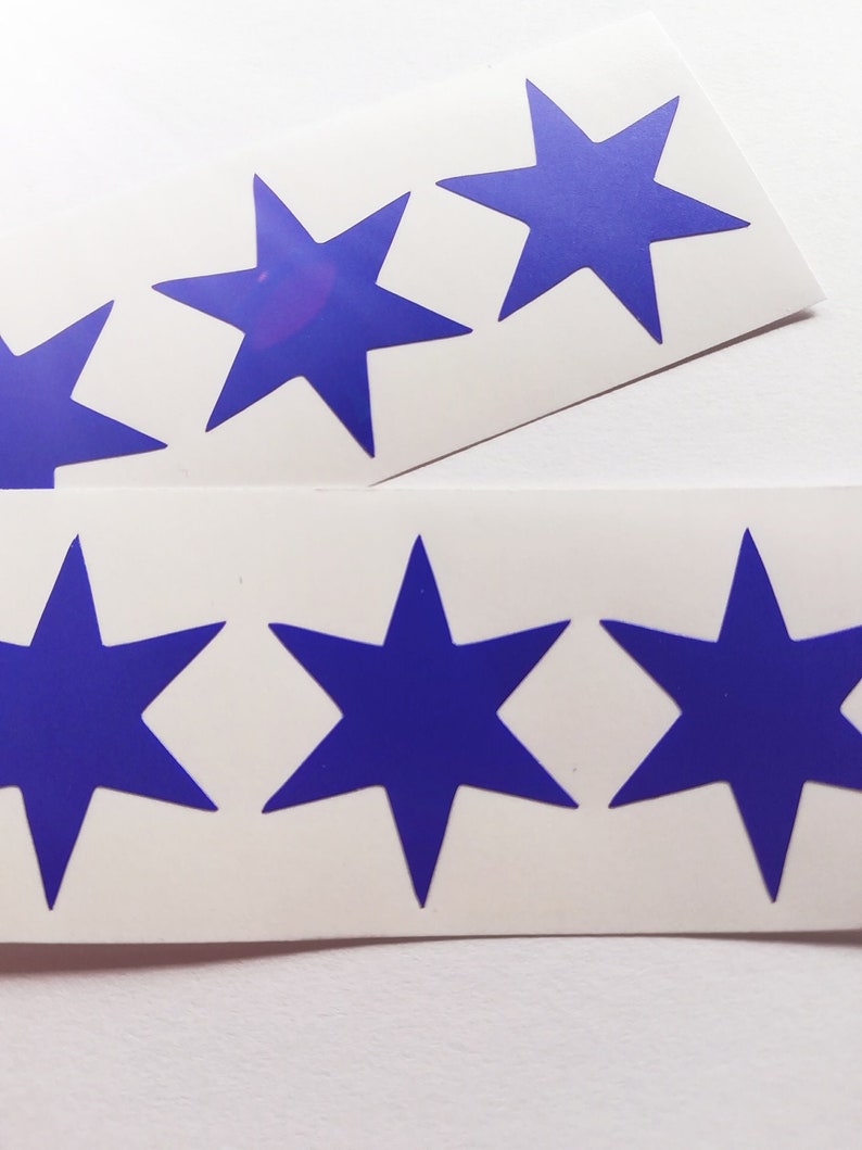 20 Star Stickers Star Decals Furniture Decor Nursery Decor Etsy