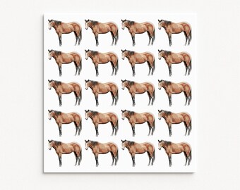 Pegatinas de caballos: vinilos ecuestres para planificadores y álbumes de recortes