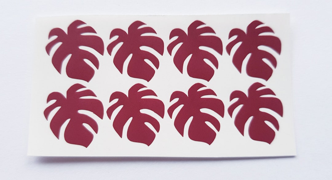 20 Tropical Leaf Stickers Tropical Leaf Decals Nursery Etsy