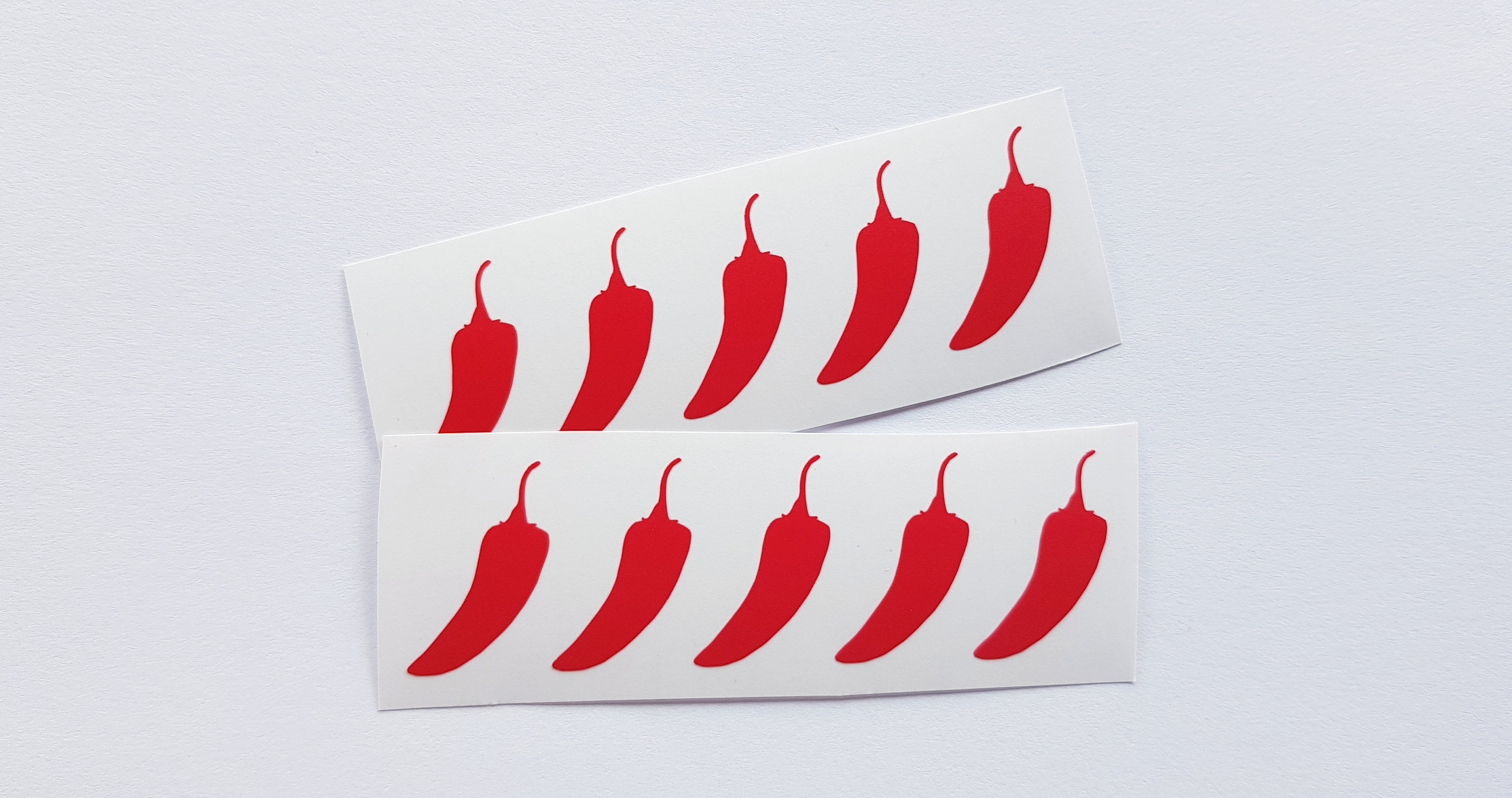 20 Red Chilli Pepper Planner Stickers - Etsy