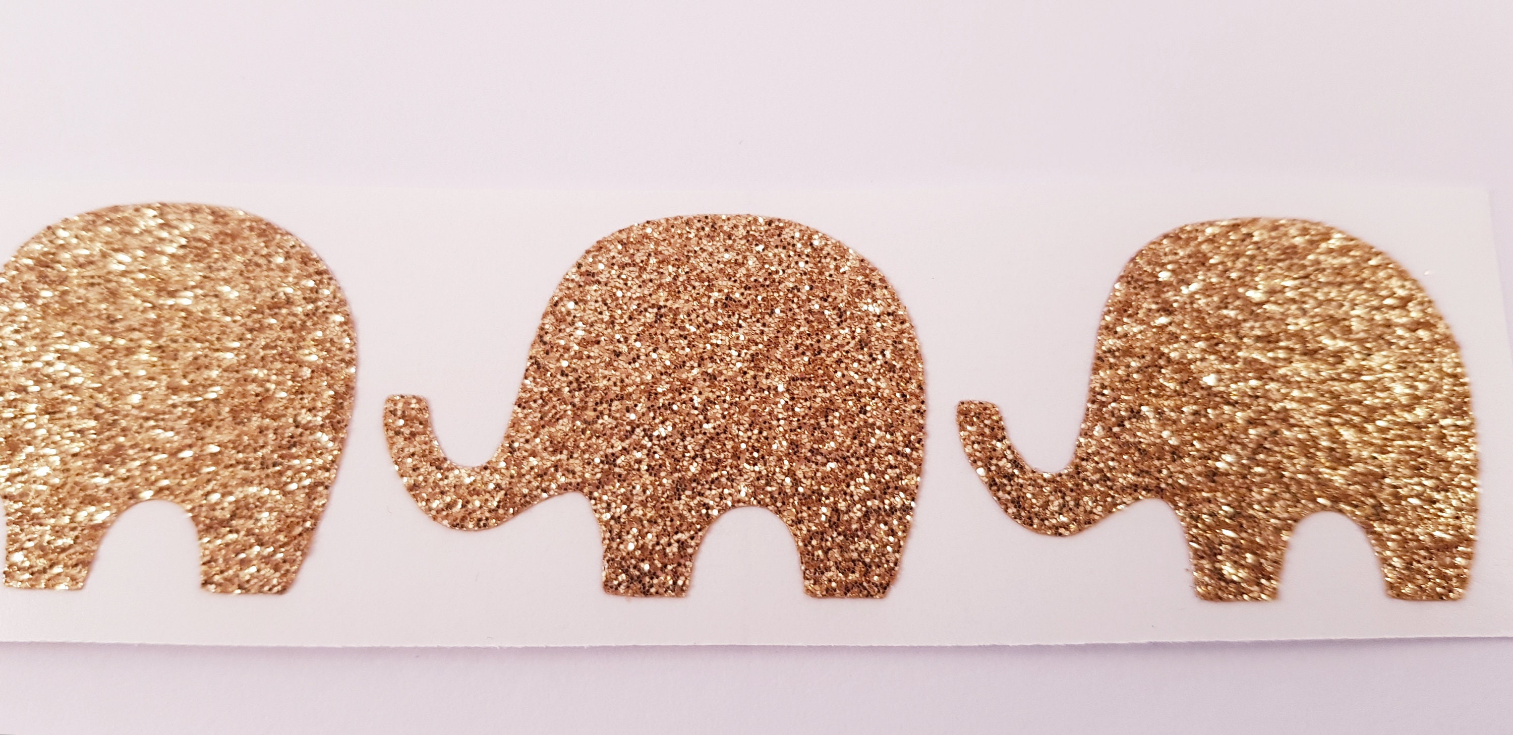 Glitter baby elephant nursery decor stickers Etsy