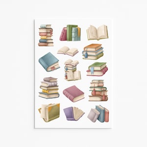Adesivi per libri, adesivi per lettura, adesivi per planner, adesivi per planner felice, adesivi eclp