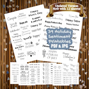 Tarjetas de felicitación navideñas - Tarjetas imprimibles con frases - Frases navideñas