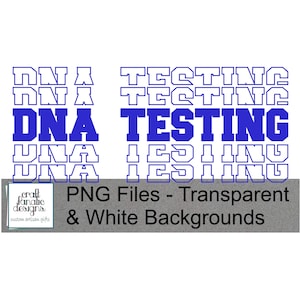 DNA Testing Stacked Clipart - DNA Tester Sublimation png - DNA Testing Sublimation Design
