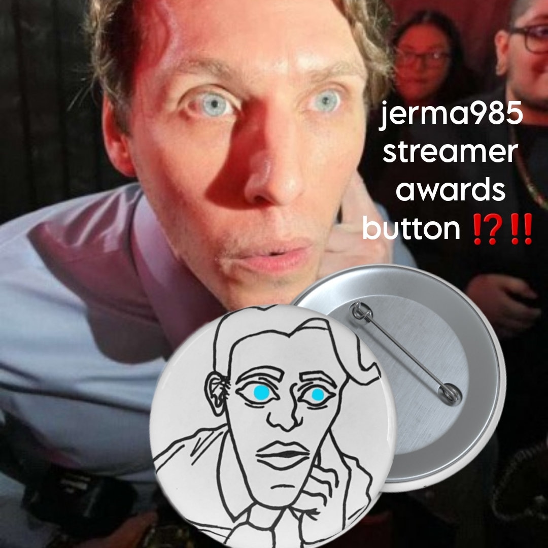 Streamer Awards Jerma985 Button Etsy