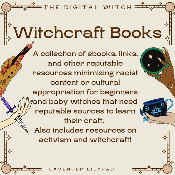 Reputable and Trustworthy Witchcraft Books/Resources