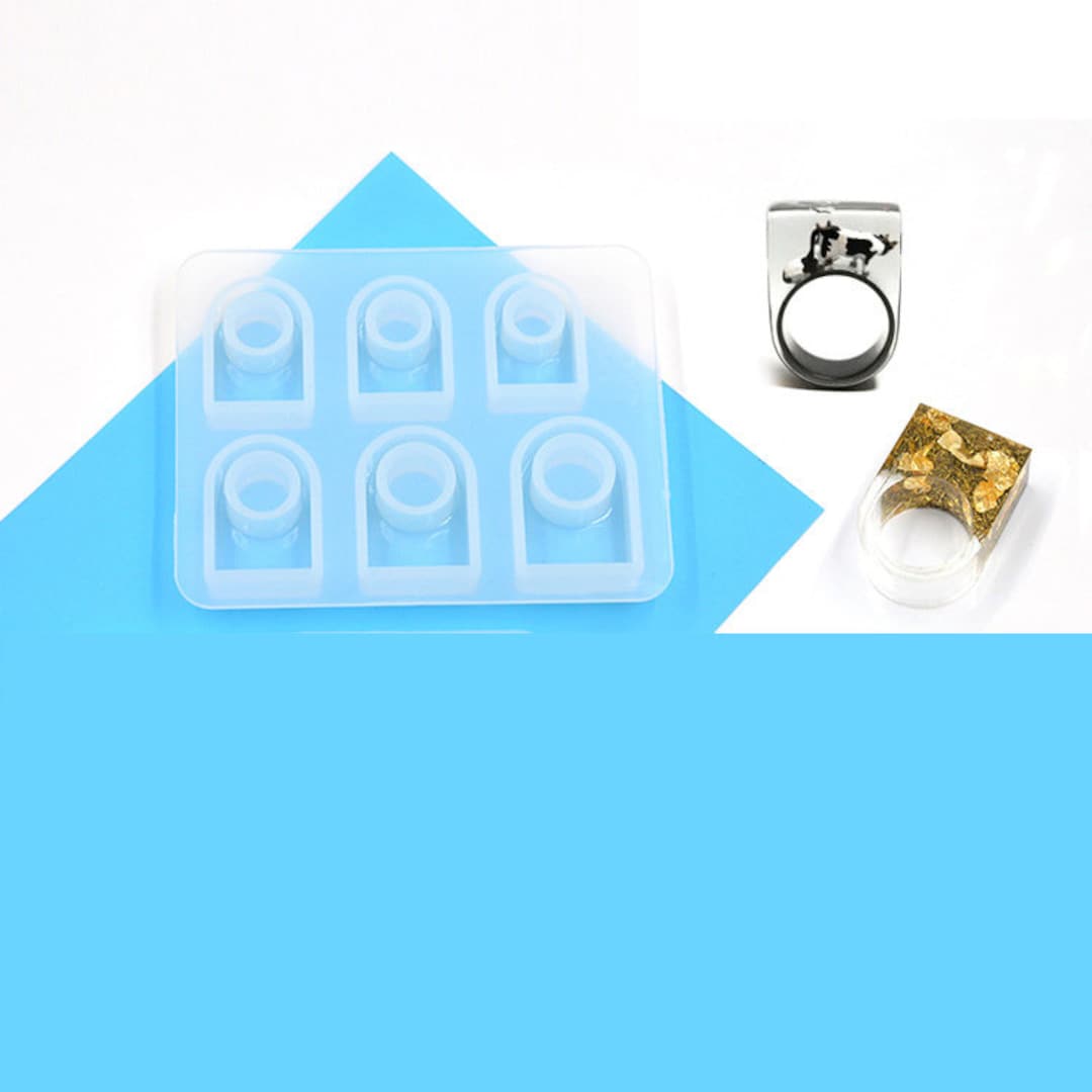 Variety of Size Square Ring Silicone Moldring Moldsilicone Resin Mold for Jewelryepoxy Ring