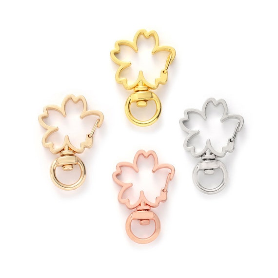 Creative Cute Big / Small 10pcs Metal Swive Alloy Flower Snap